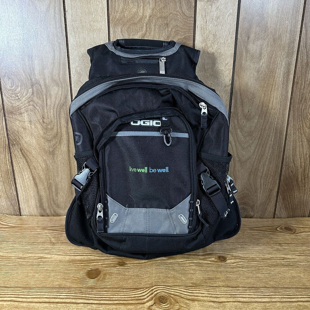 Ogio Street Backpack Black Tech Spec 15" Laptop Bag Embroidered Logo Tactical